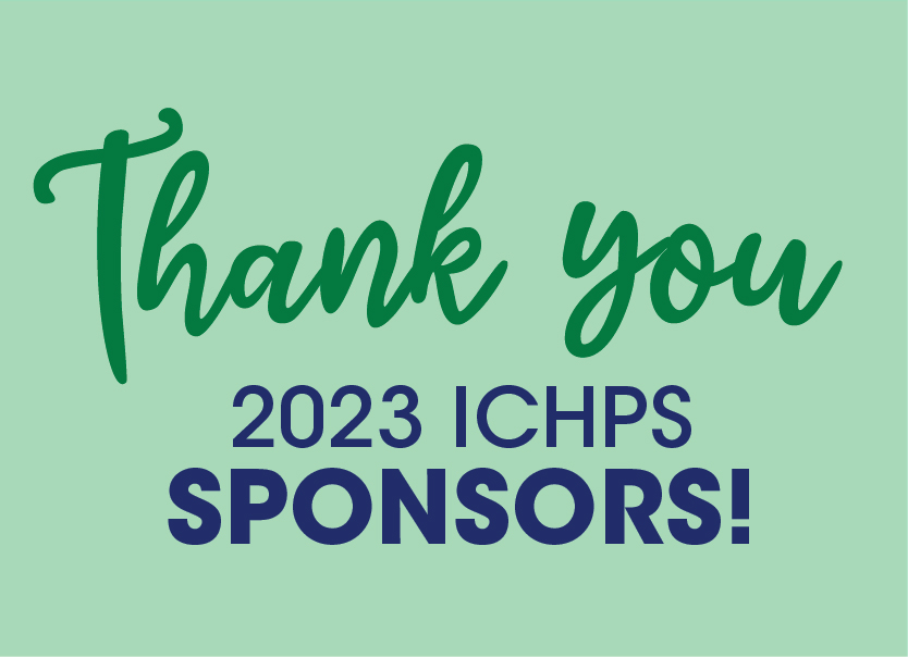 Thank you, 2023 ICHPS sponsors!