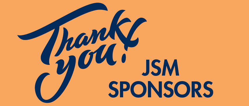 Thank you, JSM Sponsors!