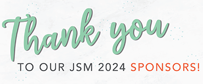 Thank you, JSM Sponsors! We appreciate you.