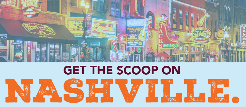 JSM is going to Music City! Get the scoop on Nashville.