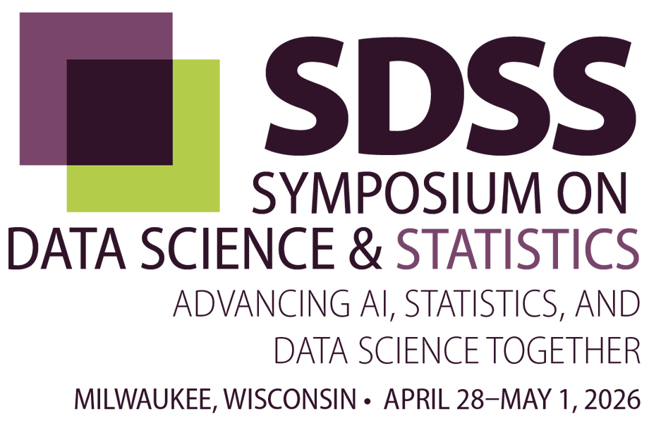 SDSS 2026 -- Symposium on Data Science and Statistics, Milwaukee, WI, April 28 - May 1, 2026 -- Advancing AI, Statistics, and Data Science Together