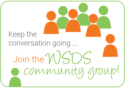 Keep the conversation going ... Join the WSDS community page! 