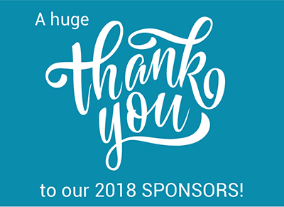 A huge thank you to our 2018 SPONSORS!